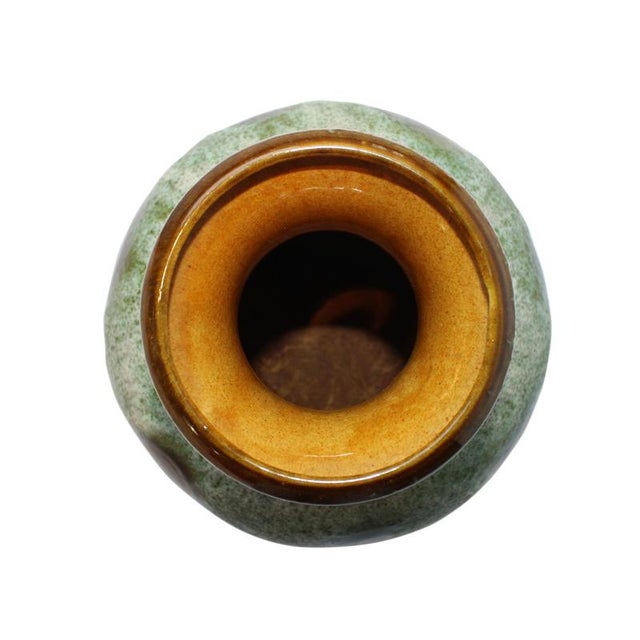 West German Pottery Glazed Ceramic Vase, Germany, 1970s For Sale - Image 3 of 10