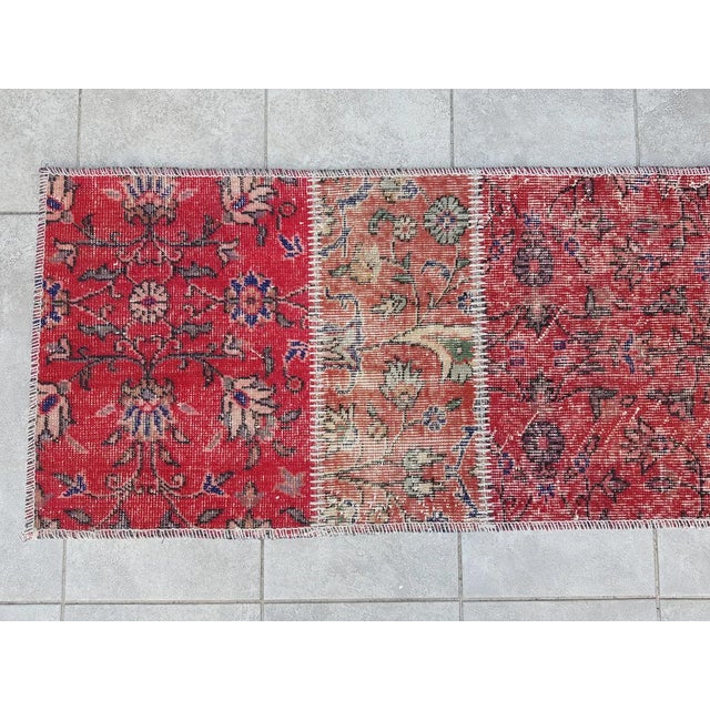 Turkish Decorative Vintage Wool Handmade Rug For Sale - Image 3 of 10