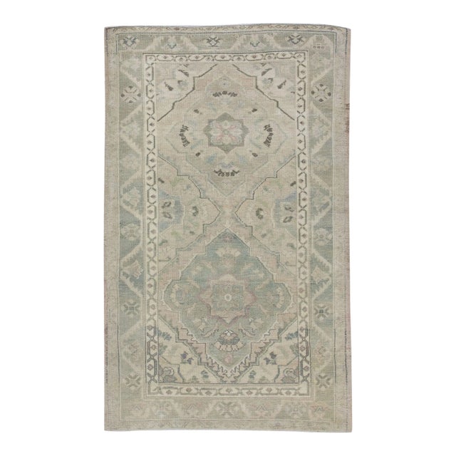 Oriental Hand Knotted Rug Turkish Anatolian 3'10" x 6'3" For Sale