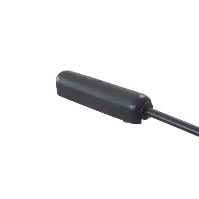 1980s Ron Rezek Black Postmodern 38" Floor Lamps - Set of 3 For Sale In Los Angeles - Image 6 of 12