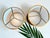 Wood Vintage Mid Century Modern Split Bamboo Lamp Shades Pair-Brass-Tiki-Organic Modern-Tropical - a Pair For Sale - Image 7 of 11