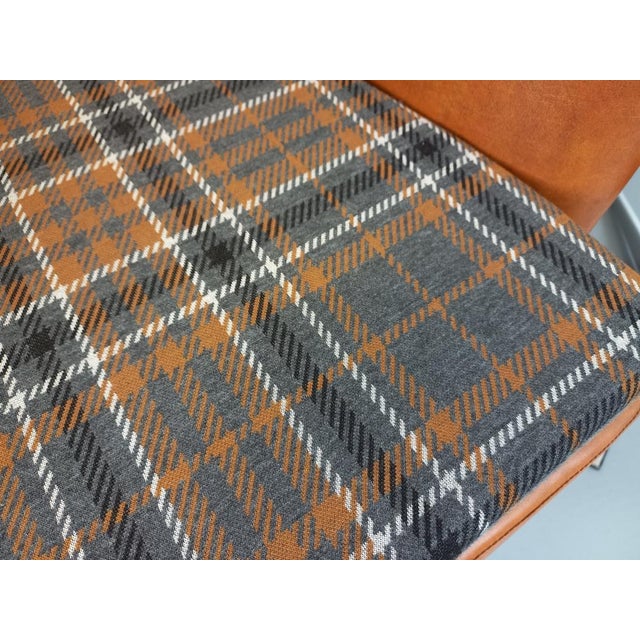 Set of Vintage Skai and Chrome Armchairs, 1970s For Sale - Image 4 of 18