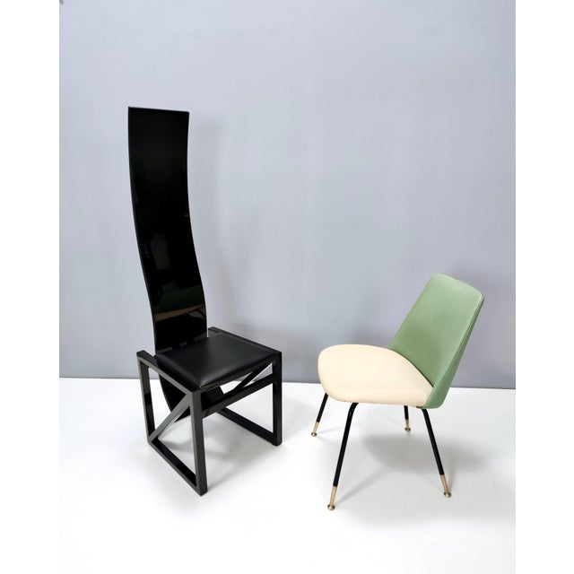 This chair from the edo series was designed by the japanese architect kisho kurokawa in the 1980s and was manufactured by...