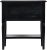 Noir NOIR Oxford 2-Drawer Side Table in Hand Rubbed Black For Sale - Image 4 of 5