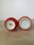 Otagiri Company Pair Vintage Omc Japan Ceramic Sake Bottles, Red & Orange For Sale - Image 4 of 7