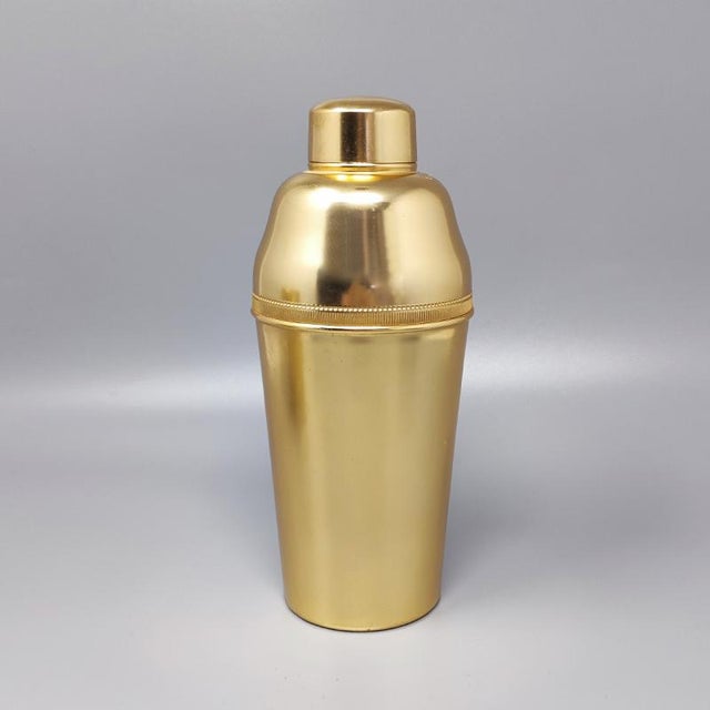 1960s gorgeous cocktail shaker with ice bucket in aluminium. Made in italy the items are in excellent condition. _cocktail...