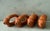 Ceramic Set of 4 Vintage Terra Cotta Pig Napkin Rings For Sale - Image 7 of 9
