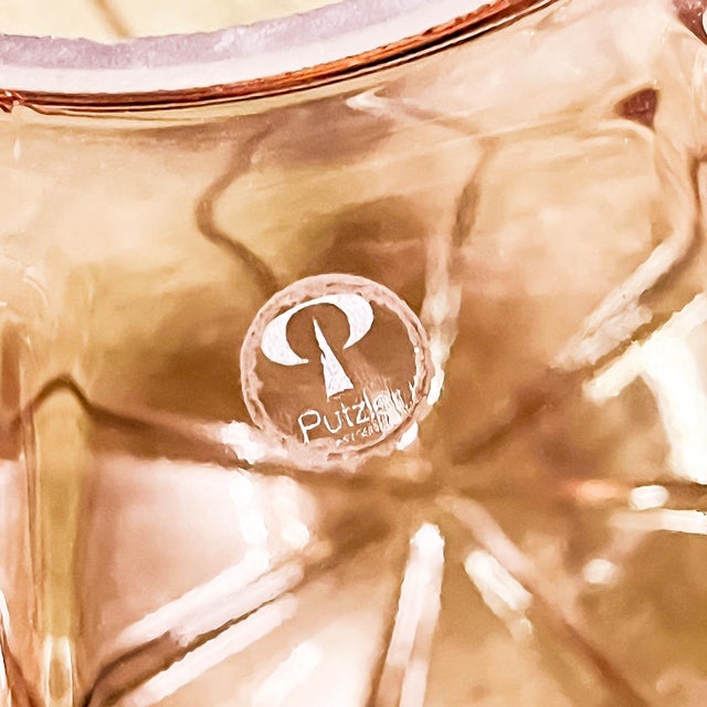 Vintage Pendant Lamp in Smoked Glass and Brass from Peill & Putzler, Germany, 1970s For Sale - Image 6 of 9