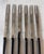 Mid 20th Century 6 Piece Vintage Stainless Steel Fondue Forks For Sale - Image 5 of 9