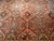 19th Century Antique Persian Mahal Sultanabad Rug, Hand-Knotted Wool, Geometric Pattern, 11x13, Red & Navy For Sale - Image 5 of 10