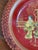 Traditional Red and Gilt Papier Mache Wine Coaster For Sale - Image 3 of 6