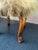 Early 20th Century Antique Queen Anne–Style Footstool With Repurposed Coyote Fur Upholstery For Sale - Image 5 of 6