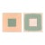 Pair of Sage Green, Pale Pink and Peach Abstract Art Prints | Set of 2, 30 X 30 In. Prints, Unframed For Sale