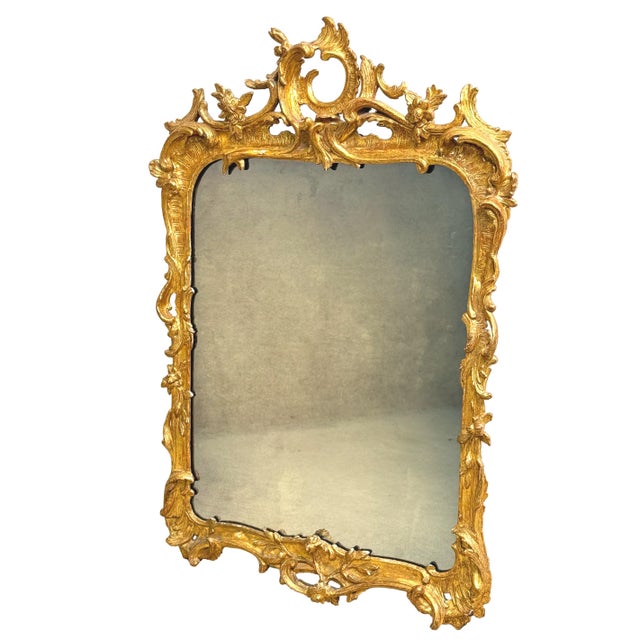 Rococo Chippendale Giltwood Wall Mirror, 1760s For Sale - Image 10 of 11