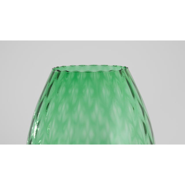 1960s Italian Green Glass Goblet For Sale - Image 14 of 18