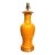 Antique Chinese Mustard Glazed Vase Lamp For Sale