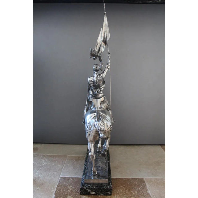 Fremiet, Joan of Arc on Horseback, 1800s, Bronze For Sale - Image 10 of 12