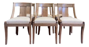 Empire Style Gondola Chairs, Set of 6