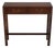 Mahogany Inlaid 2 Drawer Console Table For Sale