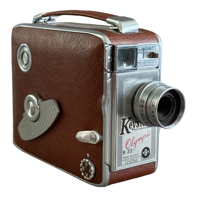 Keystone 8mm Movie Camera Vintage Model Olympic K-32 For Sale