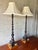 Wood 1970s Hollywood Regency Carved Wood and Gilt Rabbit Table Lamps - a Pair For Sale - Image 7 of 9
