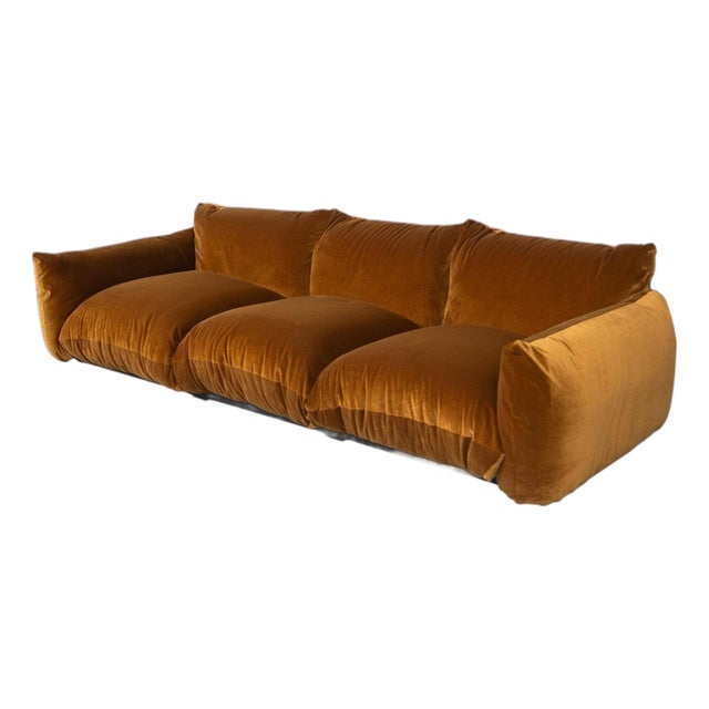 Mid-Century Modern Three-Seater Marenco Sofa by Mario Marenco, 1960 For Sale