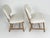 Wood Swedish Modern Lounge Chairs in Ivory Bouclé Upholstery from Alf Svensson, 1950, Set of 2 For Sale - Image 7 of 10