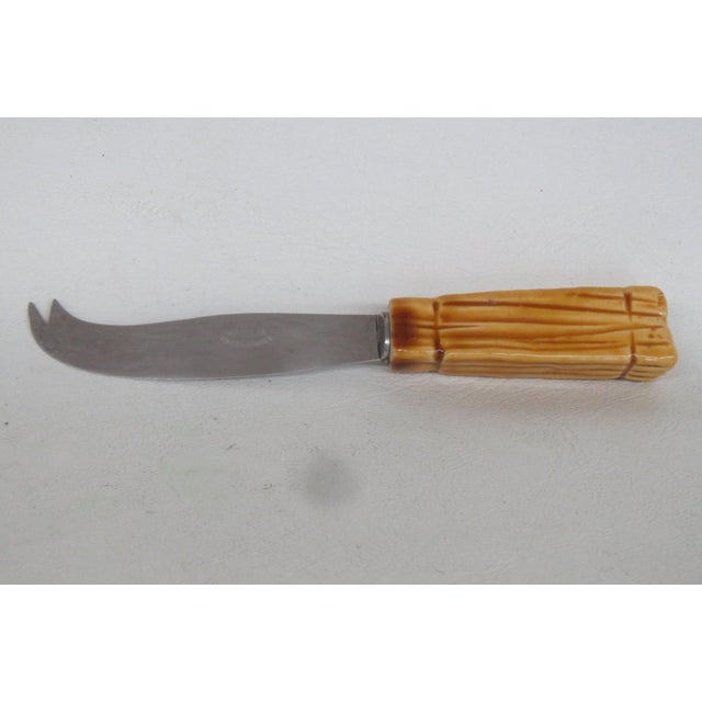 Mid 20th Century Mid Century Modern Argilia Ceramic Handled Cheese Knife For Sale - Image 10 of 12