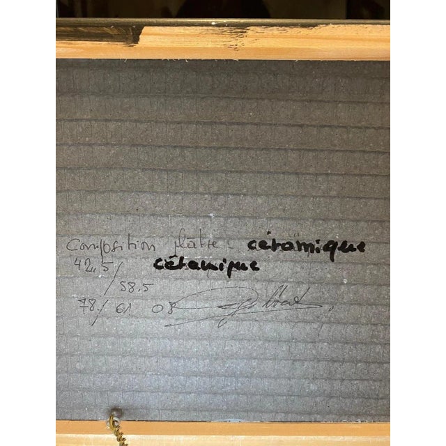 Ceramic Gilbert Pauli, Plaster and Ceramic Composition, Mixed Media, 2008 For Sale - Image 7 of 8