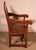 Wood High-Back Armchair in Oak, 1800s For Sale - Image 7 of 11