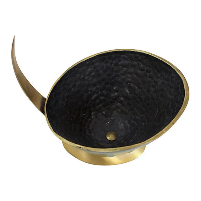 Mid 20th Century Mid-Century Modern Brass Catchall For Sale - Image 5 of 7