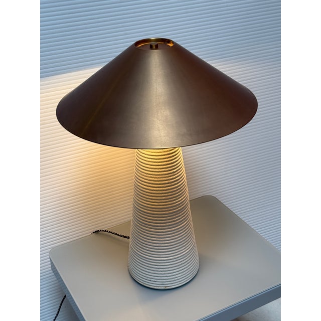 Kelly Wearstler for Visual Comfort Signature Miramar Accent Lamp, Porous White For Sale In San Francisco - Image 6 of 12