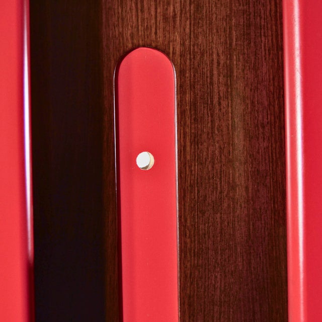 Space Age Red Coat Rack from Luigi Sormani, 1970s For Sale - Image 15 of 18