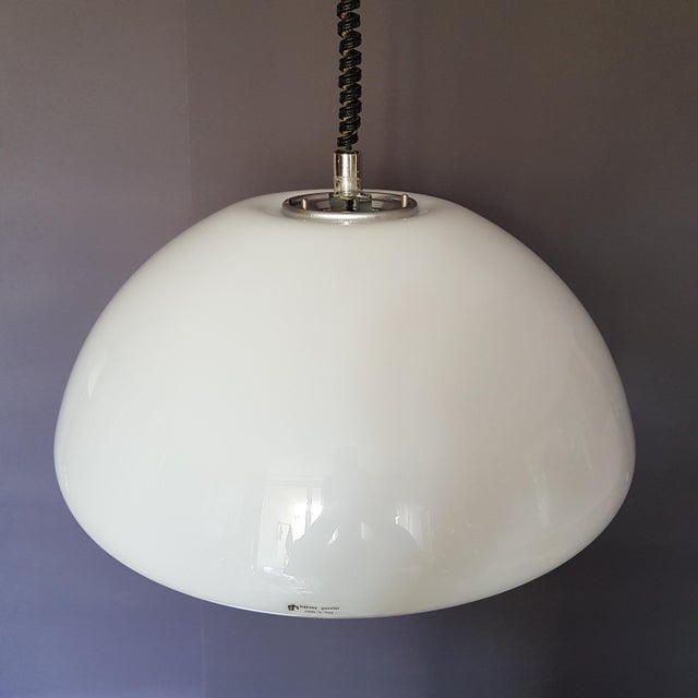 1970s Space Age Cabras Pendant Lamp by Luigi Massoni for Guzzini, Italy, 1970s For Sale - Image 5 of 13
