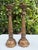 Neoclassical Vintage Tall Neoclassical Gilt Plaster Column Candlesticks, a Pair For Sale - Image 3 of 10