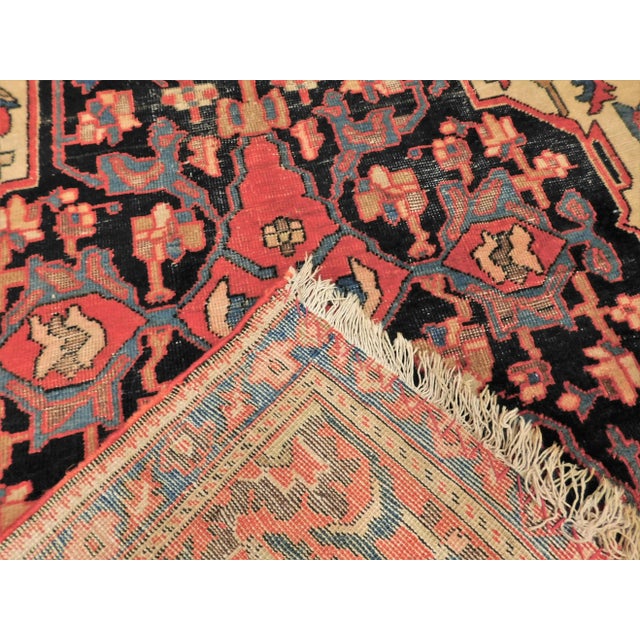 Antique Persian Saruck Farahan Rug. 4'x 6'8" For Sale - Image 12 of 12