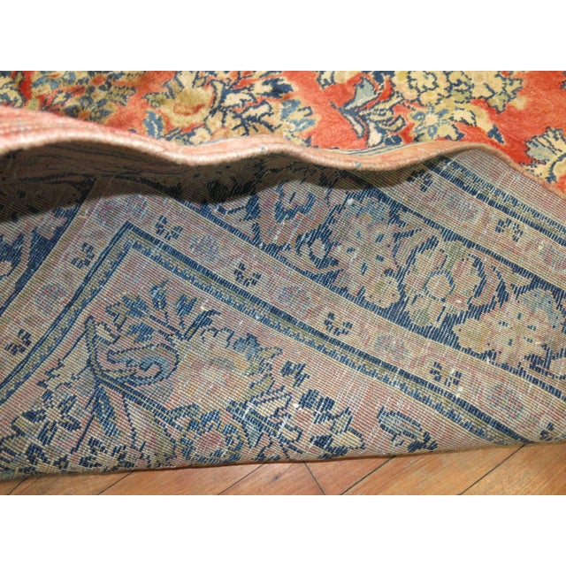 Red Late 20th Century Persian Sarouk Rug For Sale - Image 8 of 18