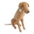 Large 27" Life-Size Hand-Woven Wicker Airedale Terrier Sculpture — Made in the Philippines For Sale