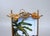 Antique Art Nouveau Style Floral Picture Brass and Enamel, 1890s For Sale - Image 5 of 12