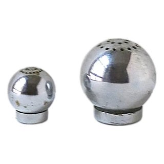 Salt and Pepper Shakers, Modern, Russel Wright for Chase, 1935 For Sale
