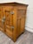 Early 20th Century Antique Large Size American Oak and Metal Ice Box Chest Cabinet For Sale - Image 5 of 15
