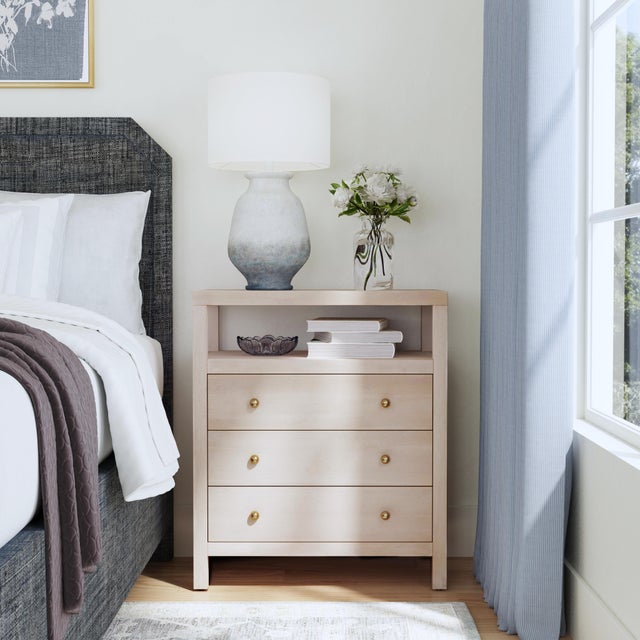 The Butler Specialty Company Nora 27" 3 Drawer Tall Nightstand blends style and functionality, making it a perfect...