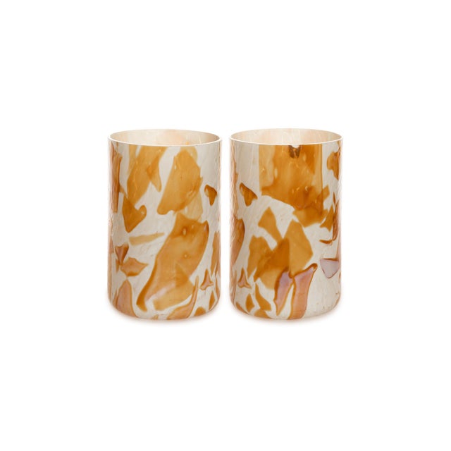 The Nougat Collection is another result of our tests with Murano blown glass. The patterns on these vases and glasses,...