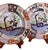 A pair of early 19th century, ca. 1810 - 1820, English Imari dinner plates exquisitely decorated in a fresh palette of...