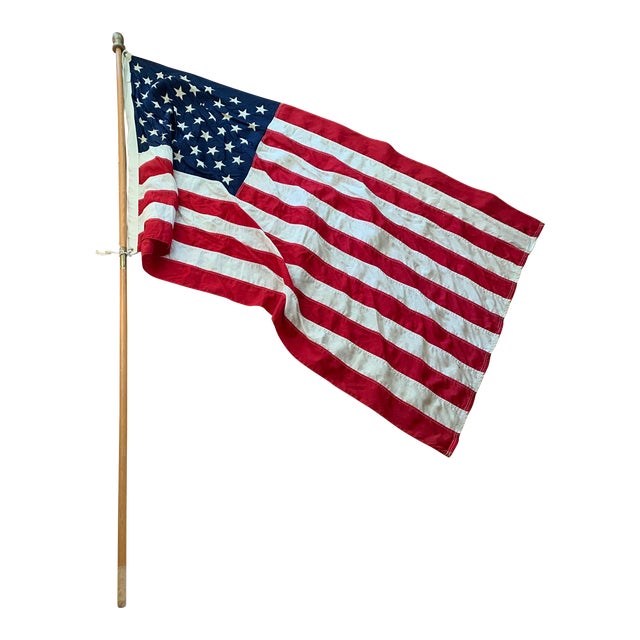 ヴィンテージ USA製 VALLEY FORGE FLAG 星条旗 50スター Vintage Valley Forge Supreme Flag 50 STAR USA Sewn Stars And