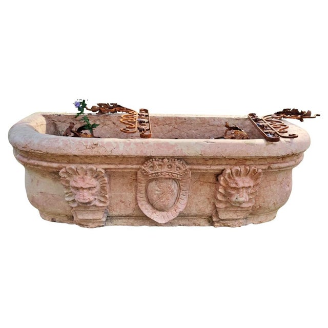 Red Red Verona Marble Bathtub, 19th Century For Sale - Image 8 of 8