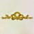 This is a lovely Mid-Century Brass Ribbon and Bow Wall Decorative Pediment. It has Chippendale Hollywood Regency style and...