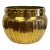Oversized Vintage Brass Planter Bowl For Sale