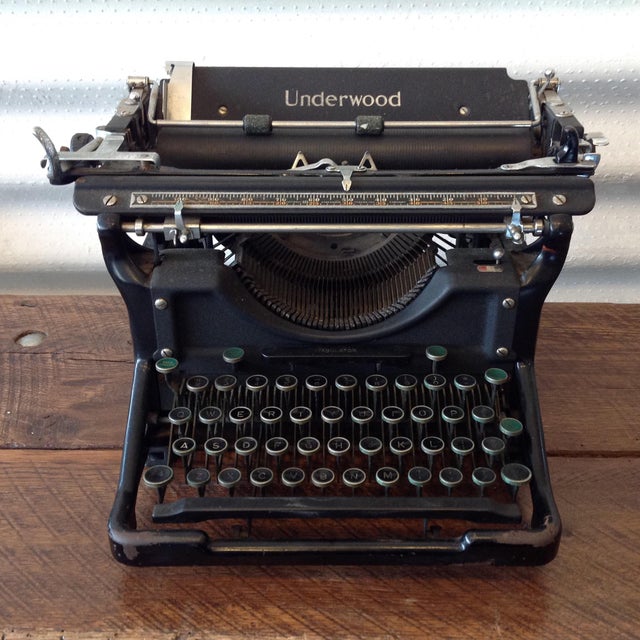 Antique Underwood Typewriter Underwood No 6 Chairish