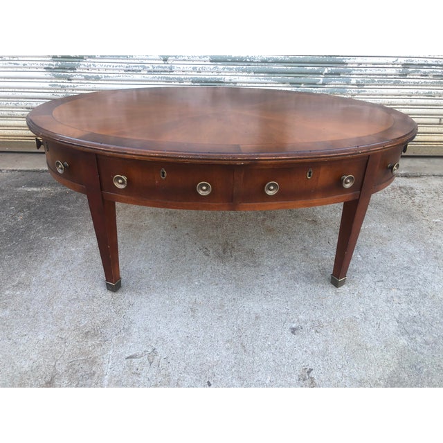 Vintage Oval Hekman Coffee Table Chairish